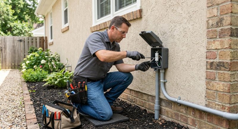 Outdoor Plug Installation in Heber City, UT