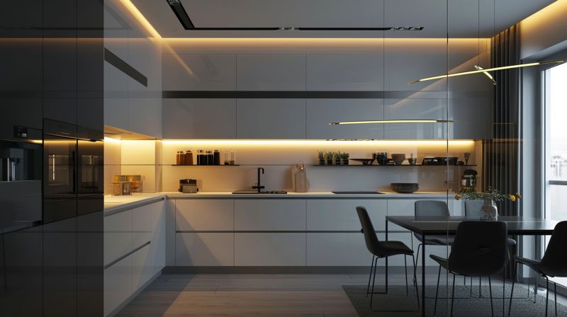 Creates customizable lighting effects for a modern and stylish look